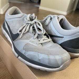 Nike Light Gray and Dark Gray Athletic Shoes